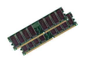 359243-005 4 GB of Advanced PC2 PC3200 DDR2 SDRAM DIMM Memory Kit (2x2048 MB)